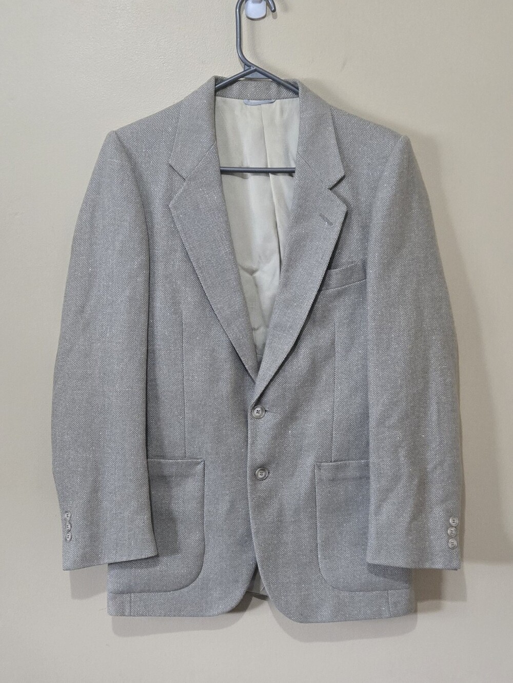 Vintage Jack Fraser Europa 2000 Wool Linen Blend Sport Coat